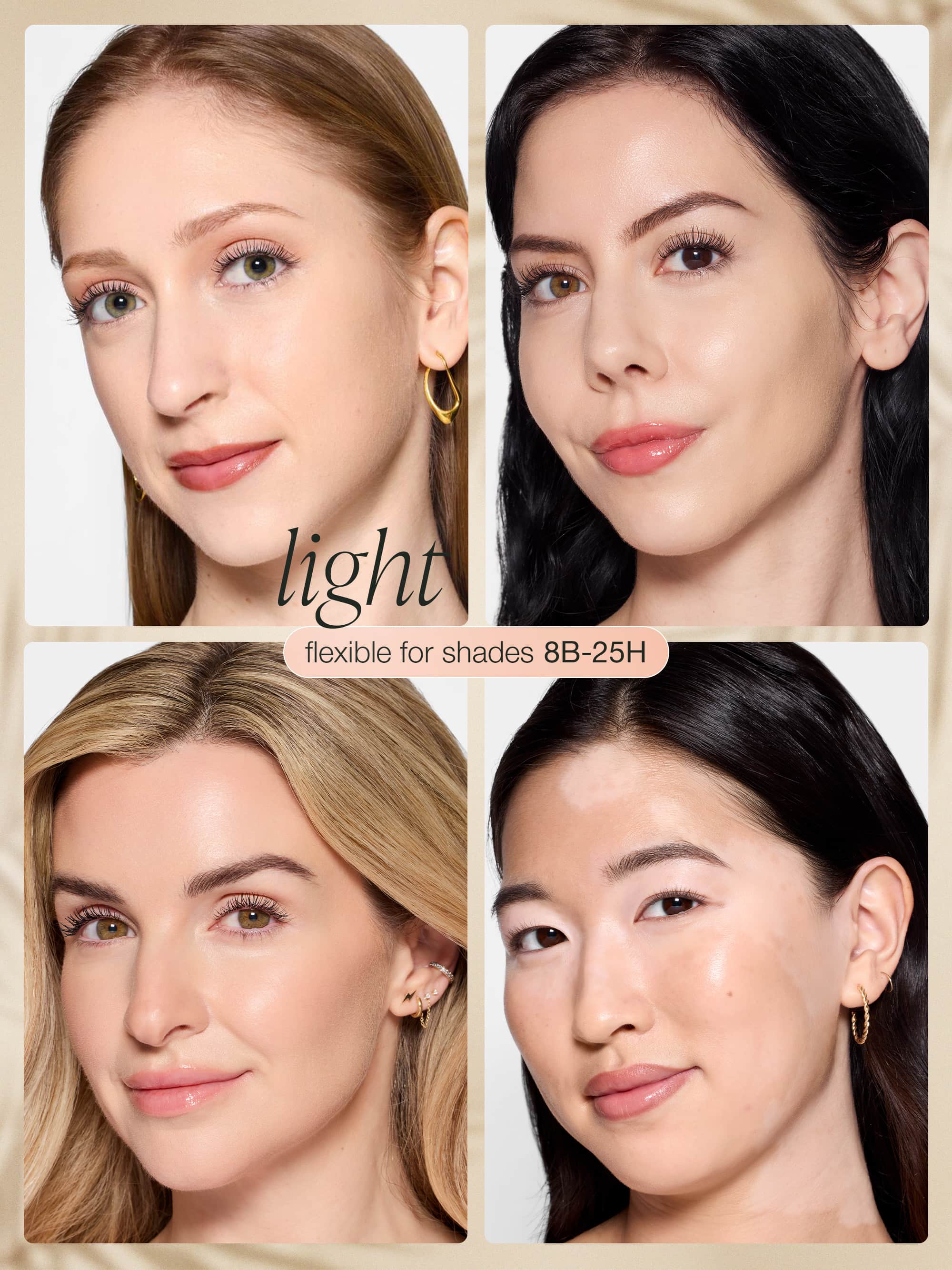 CC serum - light shade on model