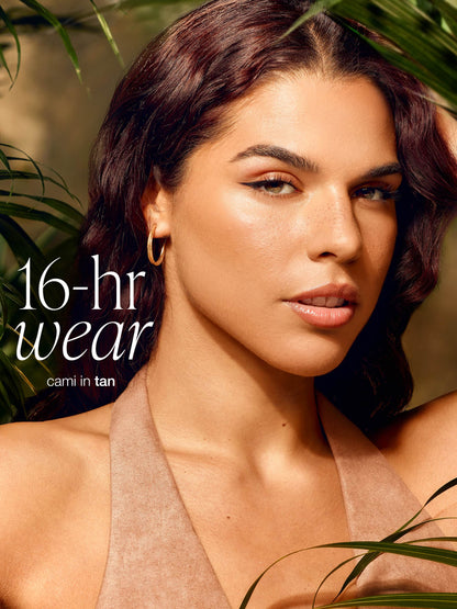 CC serum - tan shade on model